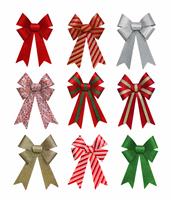 Colorful Christmas Bows stock photo