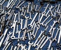 Wrenches stock photo