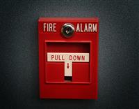 Fire Alarm stock photo