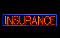 Insurance Sign stock photo