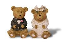 Bear Wedding stock photo