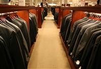 Row of Suits stock photo