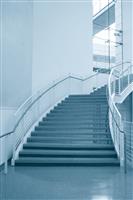Stairs in a high-tech company stock photo
