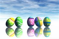 Easter Eggs stock photo
