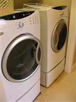 Washing Machine and Dryer stock photo