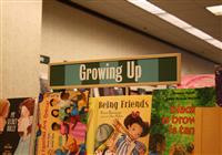 Growing Up Books stock photo