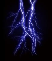 Lightning Strike stock photo