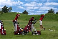 School Golf Team stock photo