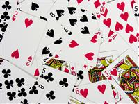 Playing Cards Background stock photo
