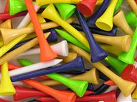 Colorful Golf Tees stock photo