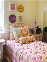Colorful Girls Bedroom stock photo