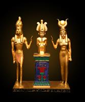 Egyptian Statues stock photo