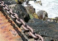 Rusty Chain stock photo