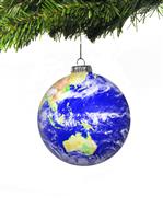 Christmas Globe stock photo