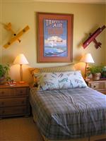 Themed Bedroom stock photo
