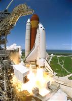 Space Shuttle Launch stock photo