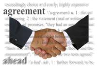 Agreement stock photo
