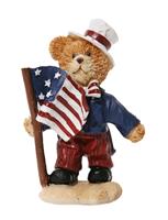 Patriotic Bear stock photo
