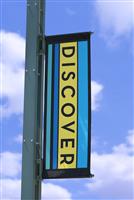 Discover Banner stock photo