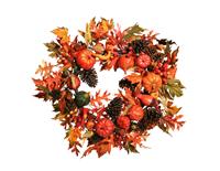 Thanksgiving Wreath stock photo