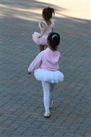 Baby Ballerinas stock photo