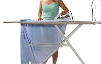 Woman Ironing stock photo