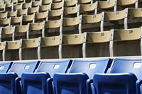 Stadium Seating stock photo
