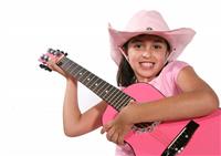 Cowgirl stock photo