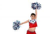 Cheerleader stock photo