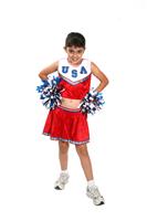 Cheerleader stock photo
