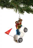 Golf Cart Christmas Ornament stock photo