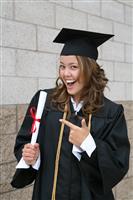 Graduate stock photo