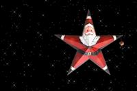 Santa Claus Star stock photo