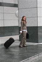 Business Woman Traveling stock photo