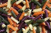 Colorful Pasta stock photo