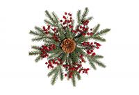 Snowflake Wreath stock photo