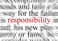 Responsibility stock photo