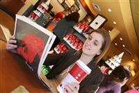 Business Woman on Coffee Break stock photo