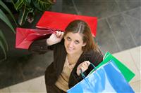 Woman Shopping stock photo