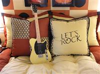 Music Bedroom stock photo