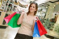 Woman Shopping stock photo