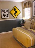 Driving Themed Bedroom stock photo