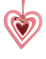 Valentines Heart Decoration stock photo
