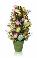 Colorful Easter Egg Tree stock photo