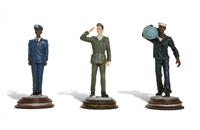Army, Navy and Airforce stock photo