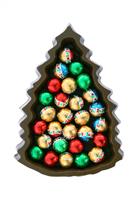 Chocolate Christmas Tree stock photo