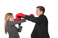 Business Conflict stock photo