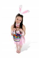 Cute Easter Rabbit stock photo
