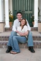 Couple Celebrating New Home stock photo