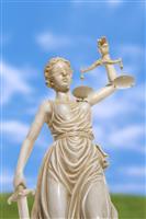 Lady Justice Statue stock photo